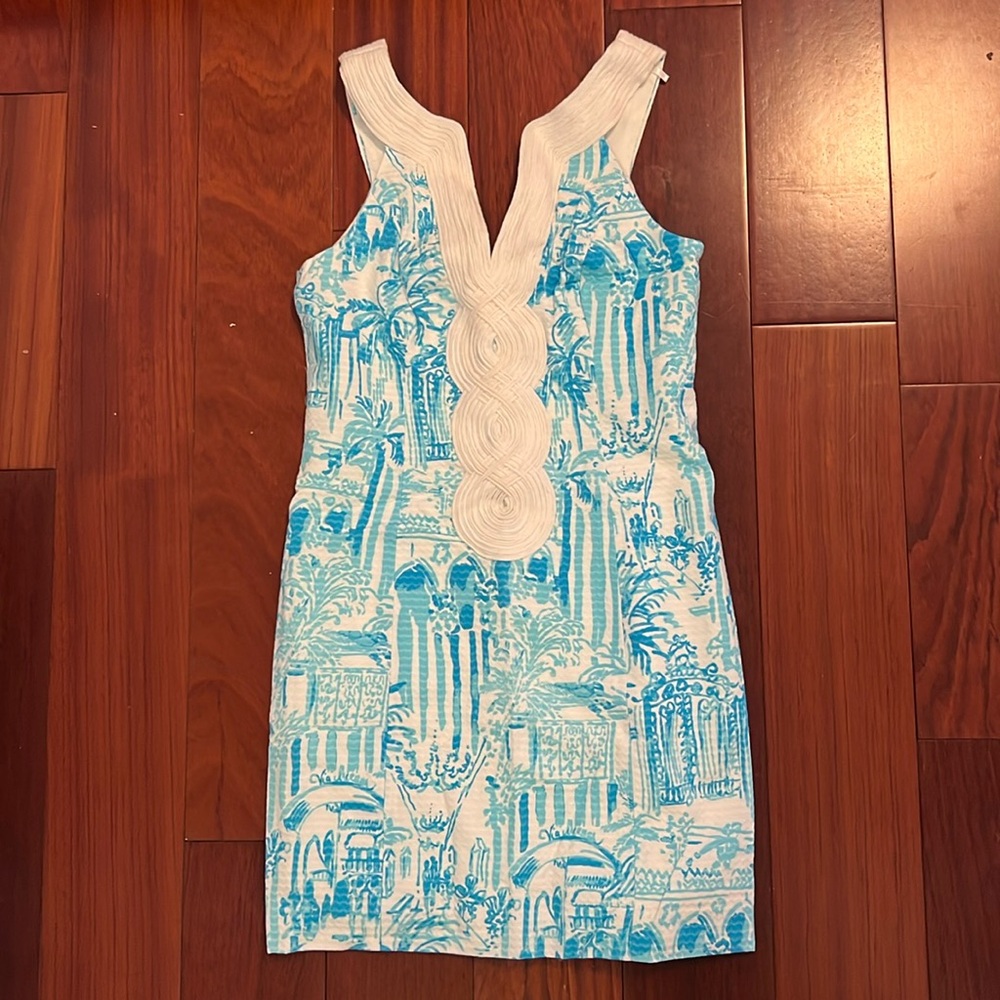 NWTs Lilly Pulitzer Blue and White Dress